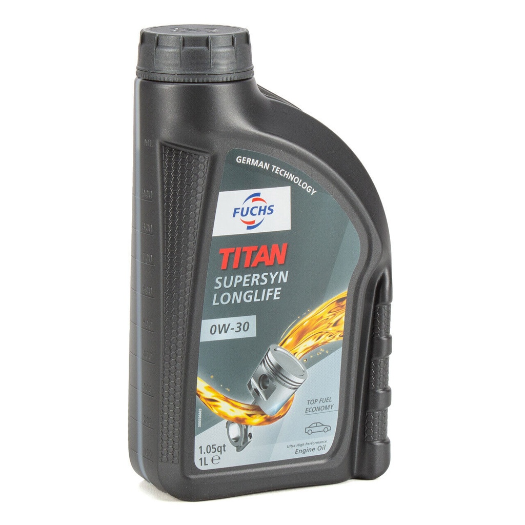 [601425332] FUCHS TITAN SUPERSYN LONGLIFE 0W-30 1L (Uit doos van 12) 