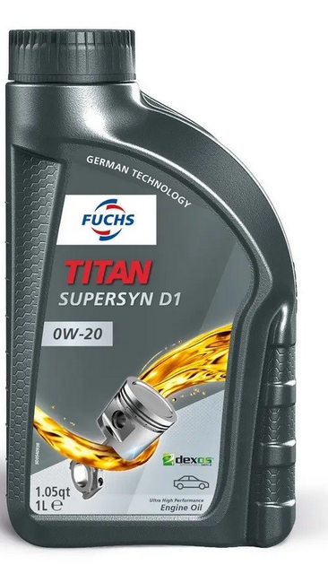 [602175311] FUCHS TITAN SUPERSYN D1 0W-20 5L (Uit doos van 3) 