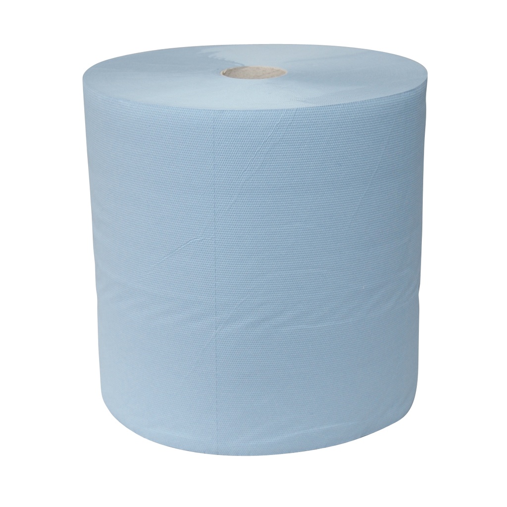 [108637] Poetspapier 1 Rol Cellulose Blauw 3-laags