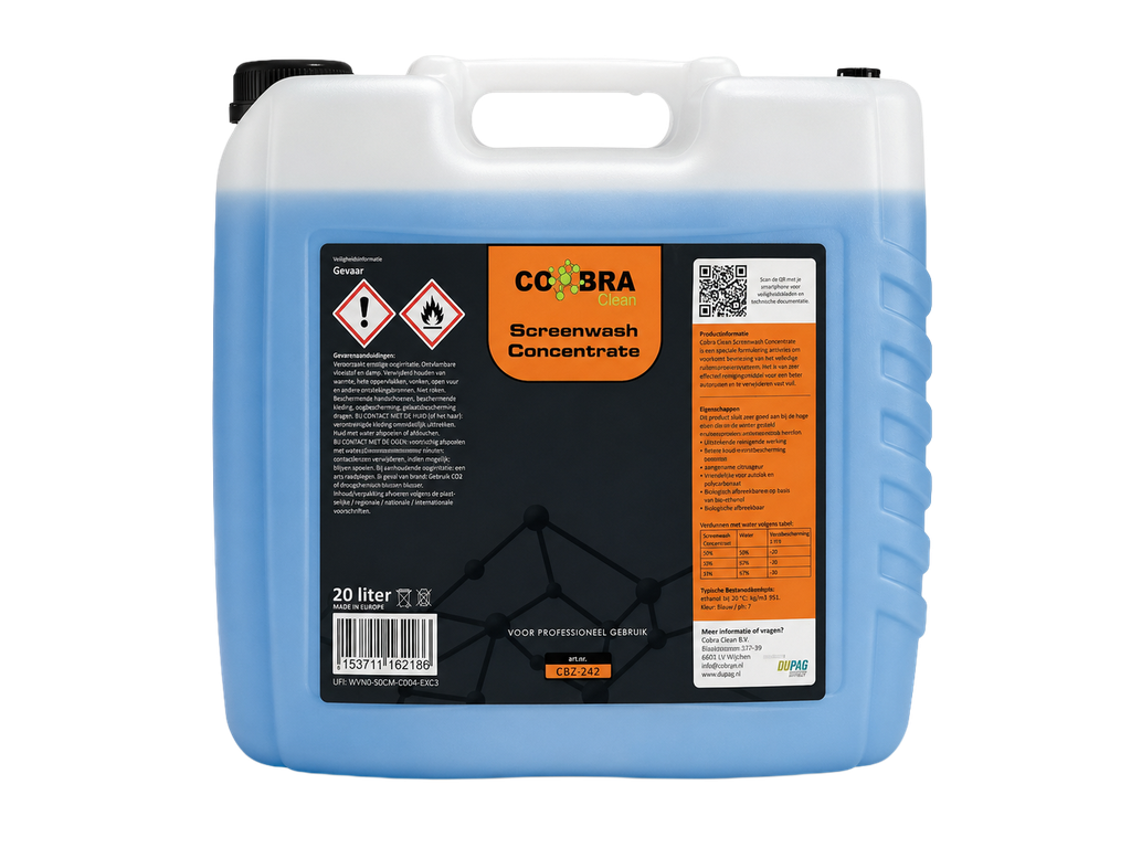 [CBZ-242] Cobra Clean Screenwash Concentrate 20L
