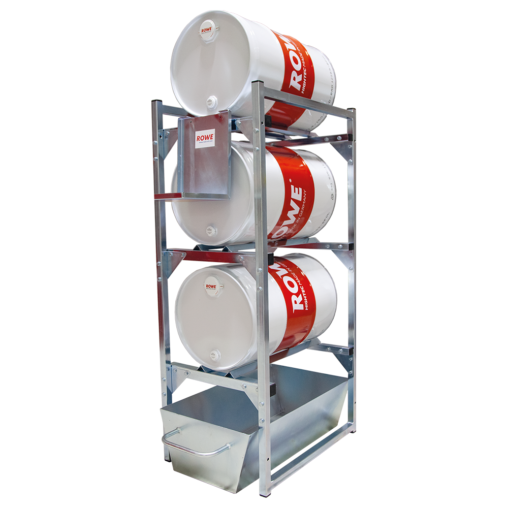 Vaten rek 3x60L met lekbak staand