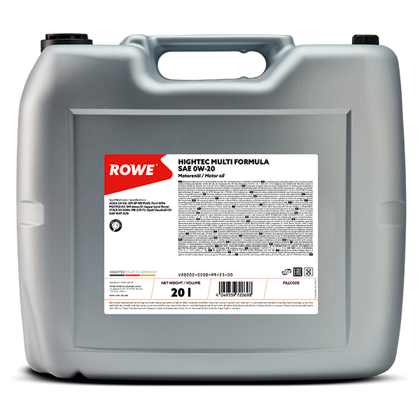 ROWE HIGHTEC MULTI FORMULA SAE 0W-20 Can 20L