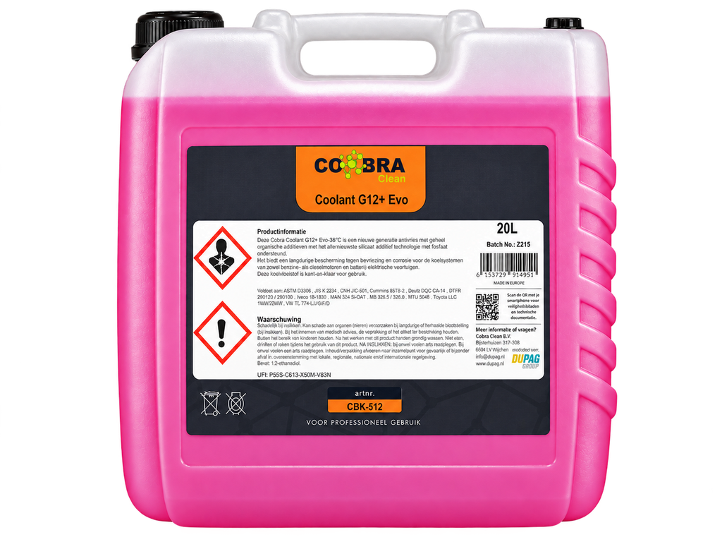 [CBK-512] COBRA CLEAN COOLANT  G12 EVO+, 20L