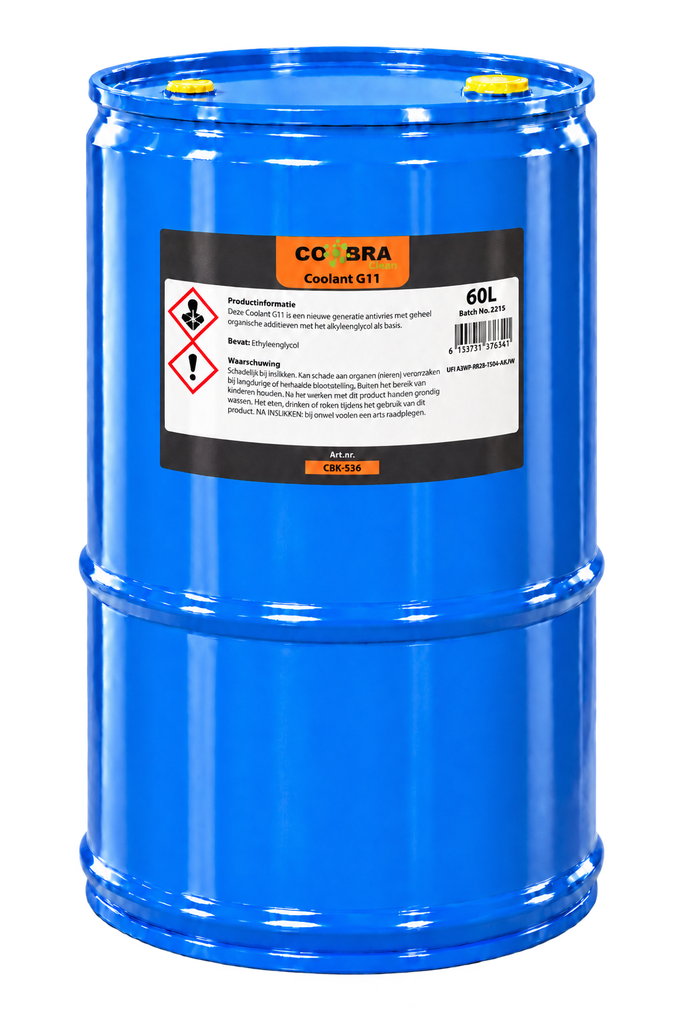 [CBK-536] COBRA CLEAN COOLANT G11, 60L BLAUW