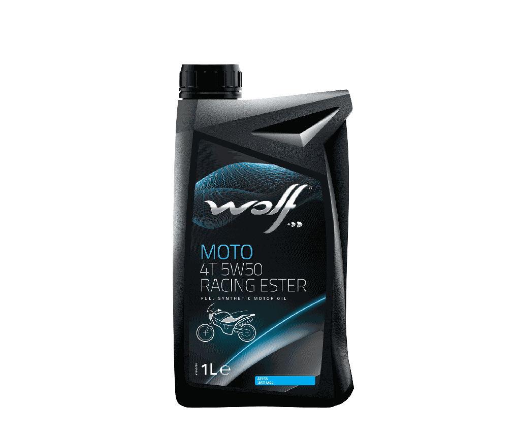 [1048501] WOLF MOTO 4T 5W50 RACING ESTER 1L