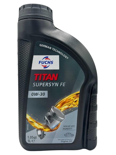 [602008350] FUCHS TITAN SUPERSYN FE 0W-30 1L (Uit doos van 12) 