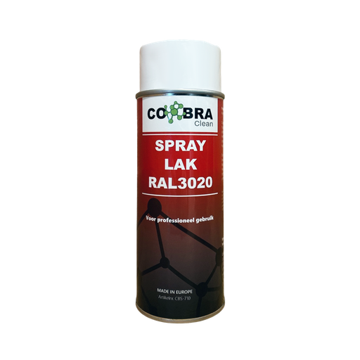 [CBS-710] Cobra Clean Spuitbus Rood RAL 3020 400ML