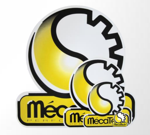 [48211010] MécaTech Stickers S (ca. 8x8 cm) 10 stuks